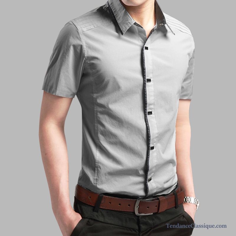 chemise blanche homme pas cher