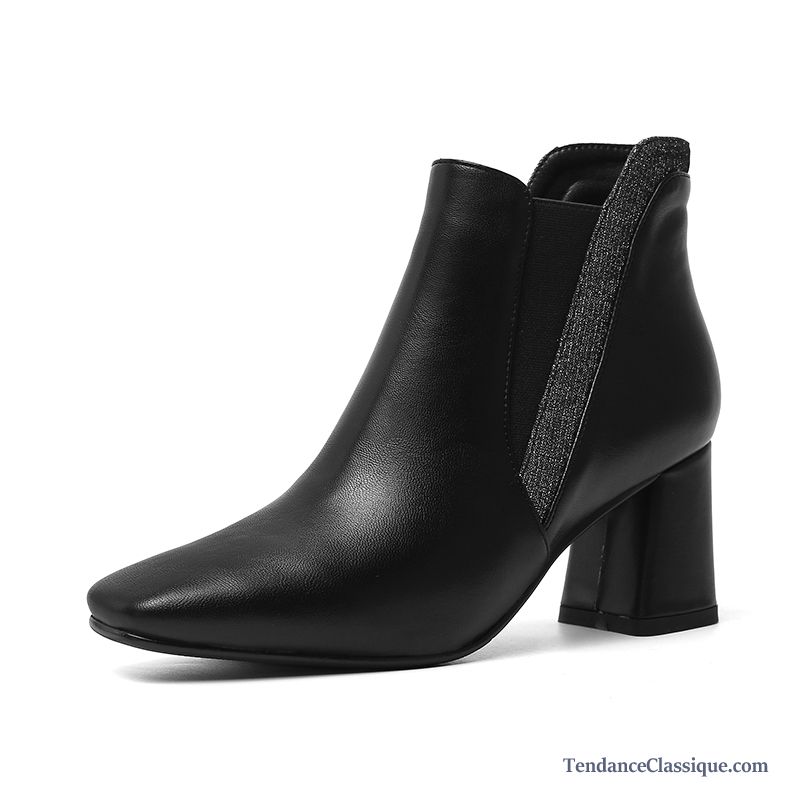 Bottes En Cuir Femme Or, Bottine En Cuir Femme En Vente