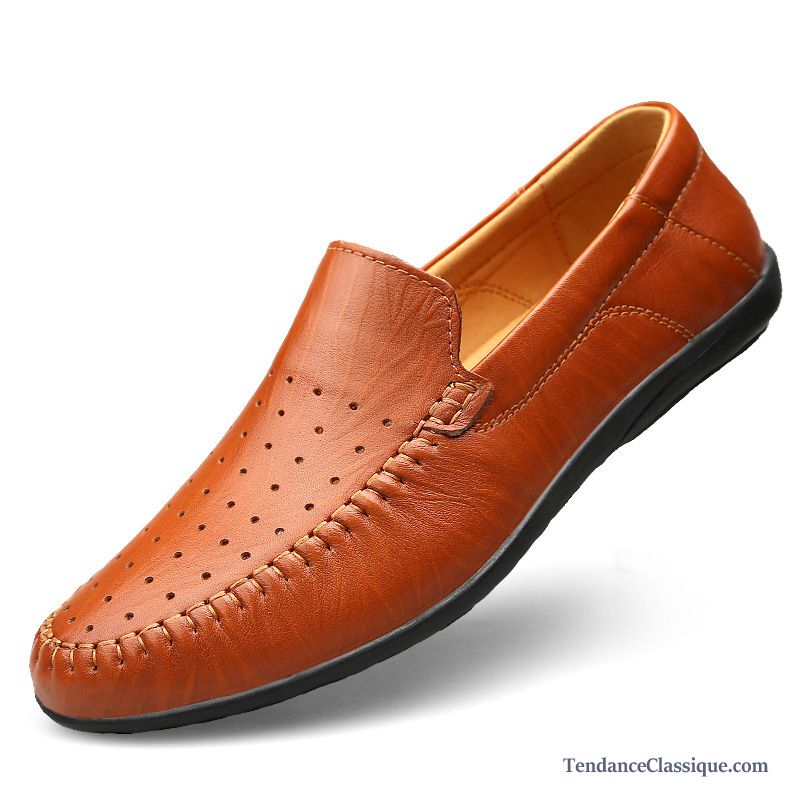 Chaussure Mode Homme, Mocassin Homme Bicolore