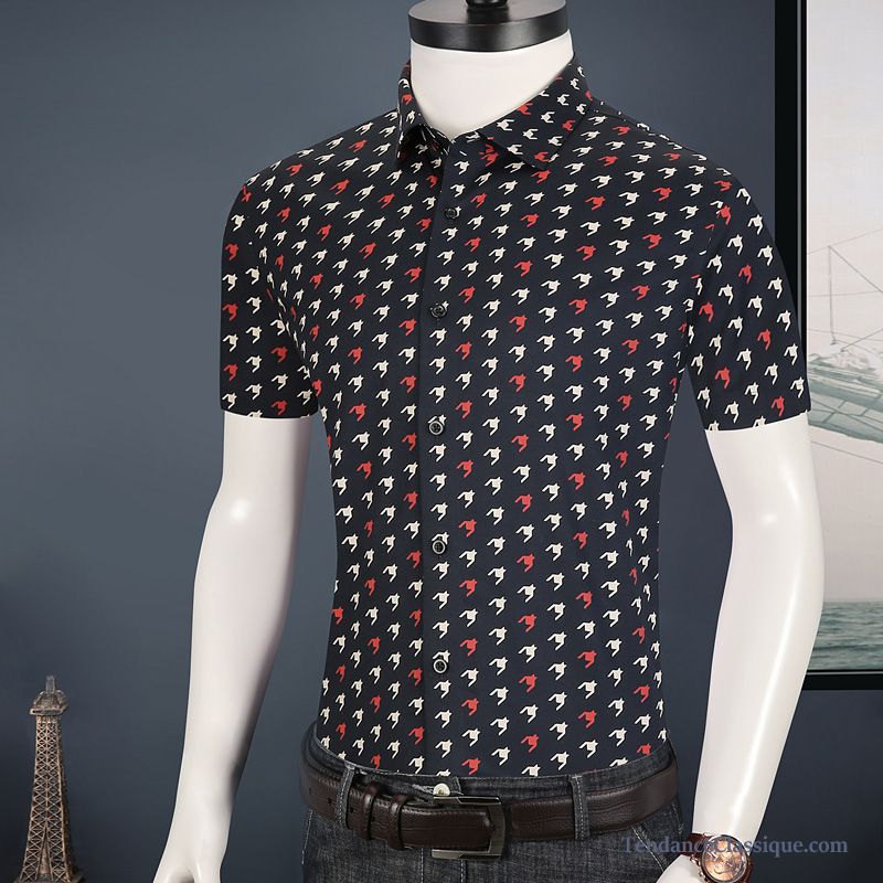 Chemise Homme Habillée Corail, Chemise Bleu Ciel Homme