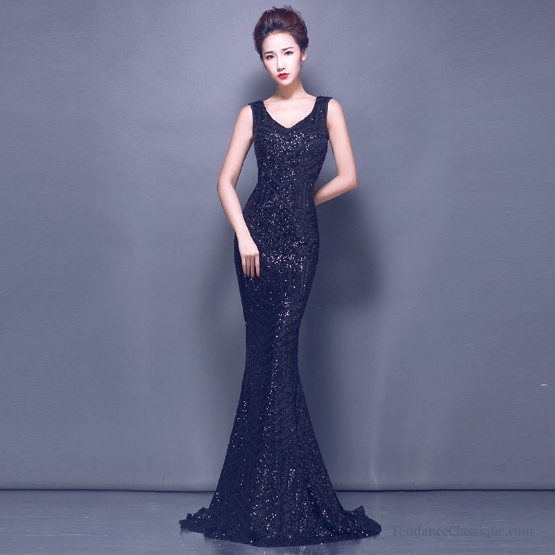 Jolie Robe Femme Or, Robe Bleue Et Noire