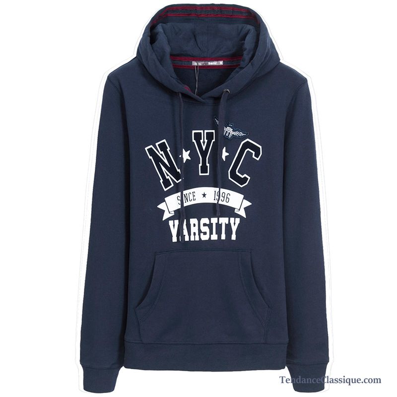 Marque De Sweat À Capuche Femme Azur, Sweat À Capuche Col Boule En Vente