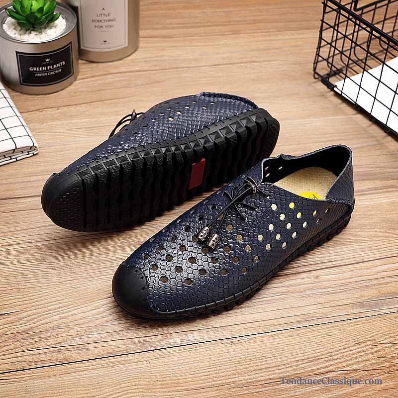 Mocassin Homme Luxe, Mocassin Homme Bleu