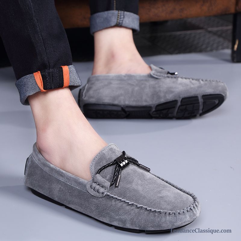 Mocassin Homme Talon Haut, Mocassin Noir Daim Homme Pas Cher