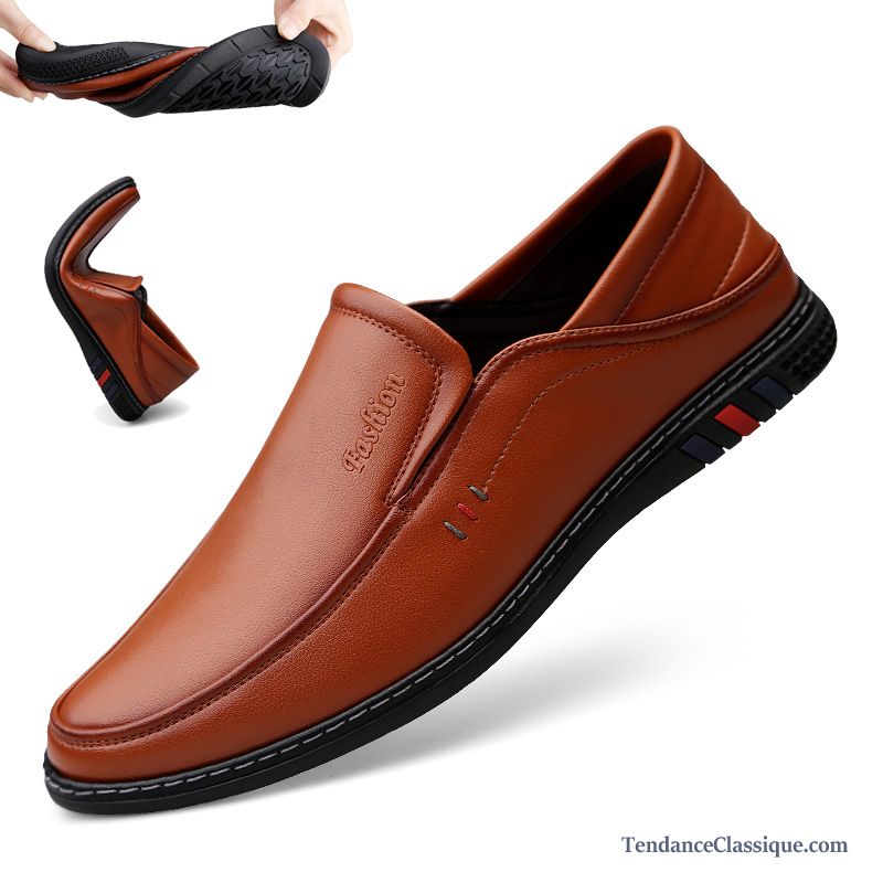 Mocassin Pas Cher Homme Bronzage, Mocassin Homme Noir