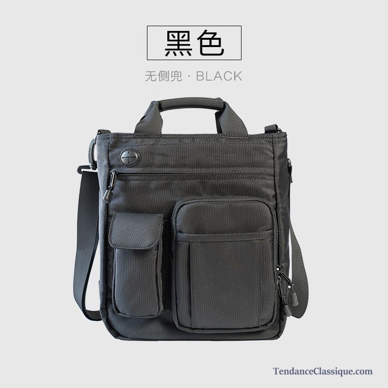 Sac À Bandoulière Homme Cuir Noir Rosybrown, Sac À Bandoulière Portefeuille