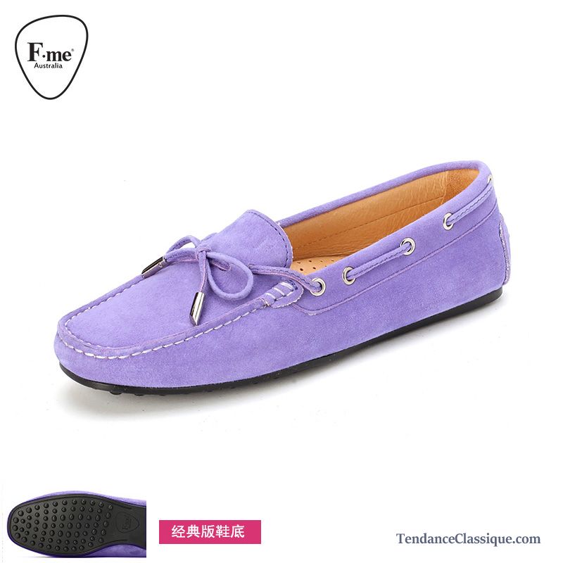 Solde Mocassin Femme Lilas, Mocassin Femme A Talon Haut Soldes