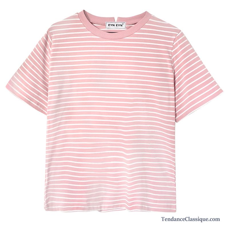 Tee Shirt Mode Femme, Tee Shirt Corail Femme