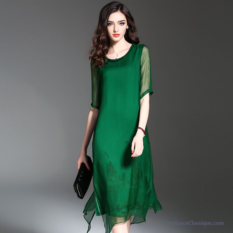 Robe Verte Et Noire, Marque Robe De Soirée